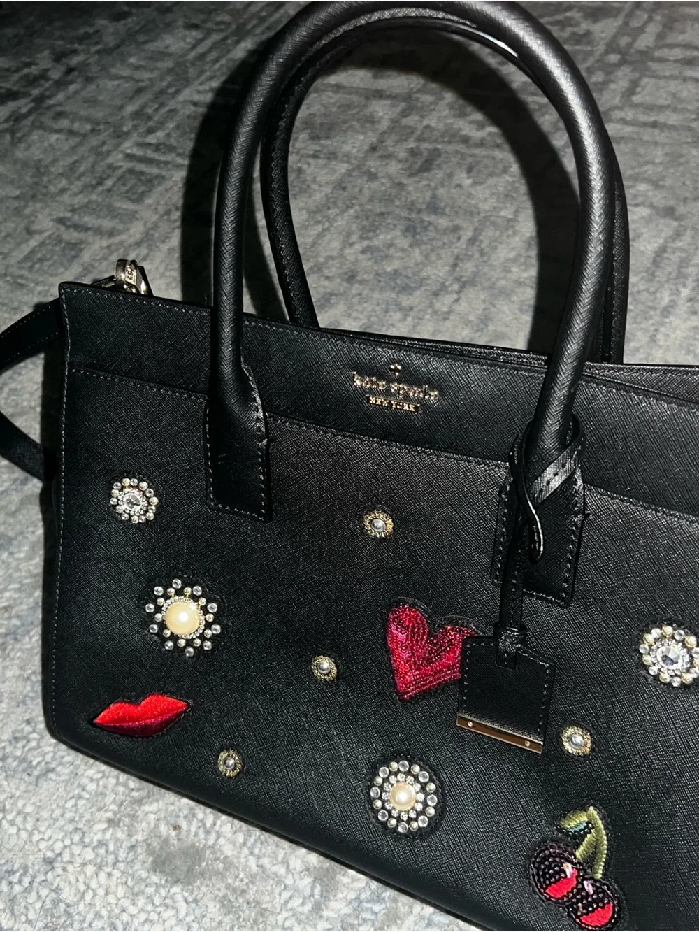Kate Spade Rare Rodan & Fields Rare Project Candace Saffiano Leather Satchel